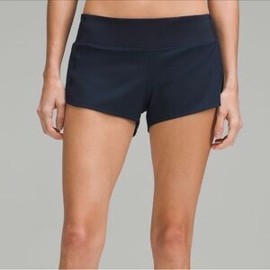 Brand new Lululemon speed up shorts- size 6
